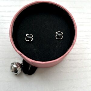 Tous mini earrings in black